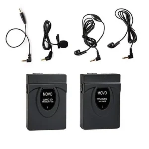 Movo WMIC50 Wireless Lavalier Microphone System