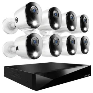 Night Owl 2‑Way Audio 12 Channel DVR Security System with (8) Wired 2K HD Cameras