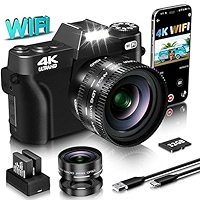 VJIANGER 4K Digital Vlogging Camera