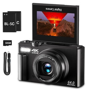 4K Digital Camera (Flip Screen)